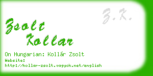 zsolt kollar business card